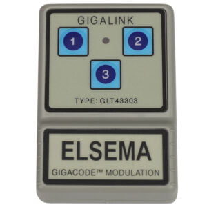 Elsema GLT43303 GIGALINK 3 Button Remote Control
