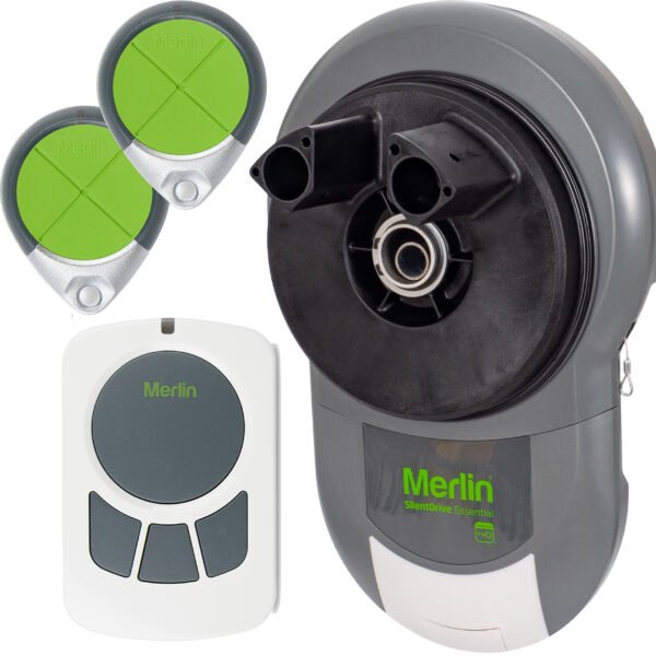 Merlin Silentdrive Essential MYQ MR655MYQ MYQ Garage Door Opener Powerhead Kit Contents
