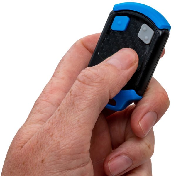 Centsys Nova Blue Remote 2 Button In Hand 2