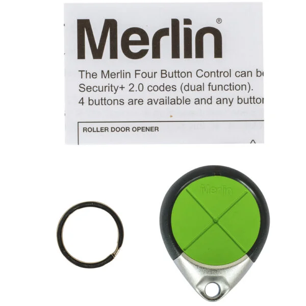 Merlin E970M Premium 4 Button Remote Kit Contents