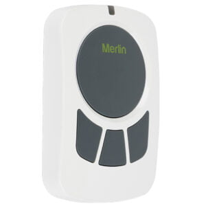 Merlin E148M Wall Mounted Remote Button Side Angle