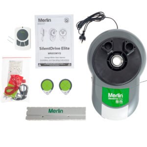 Merlin Silentdrive Elite MYQ MR855MYQ MYQ Garage Door Opener Kit Contents
