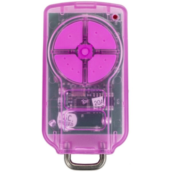 Automatic Technology PTX-5v1 Pink TrioCode Remote Control Front