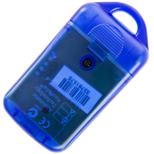 Automatic Technology PTX-4 SecuraCode Remote Control Keyring Back Angle