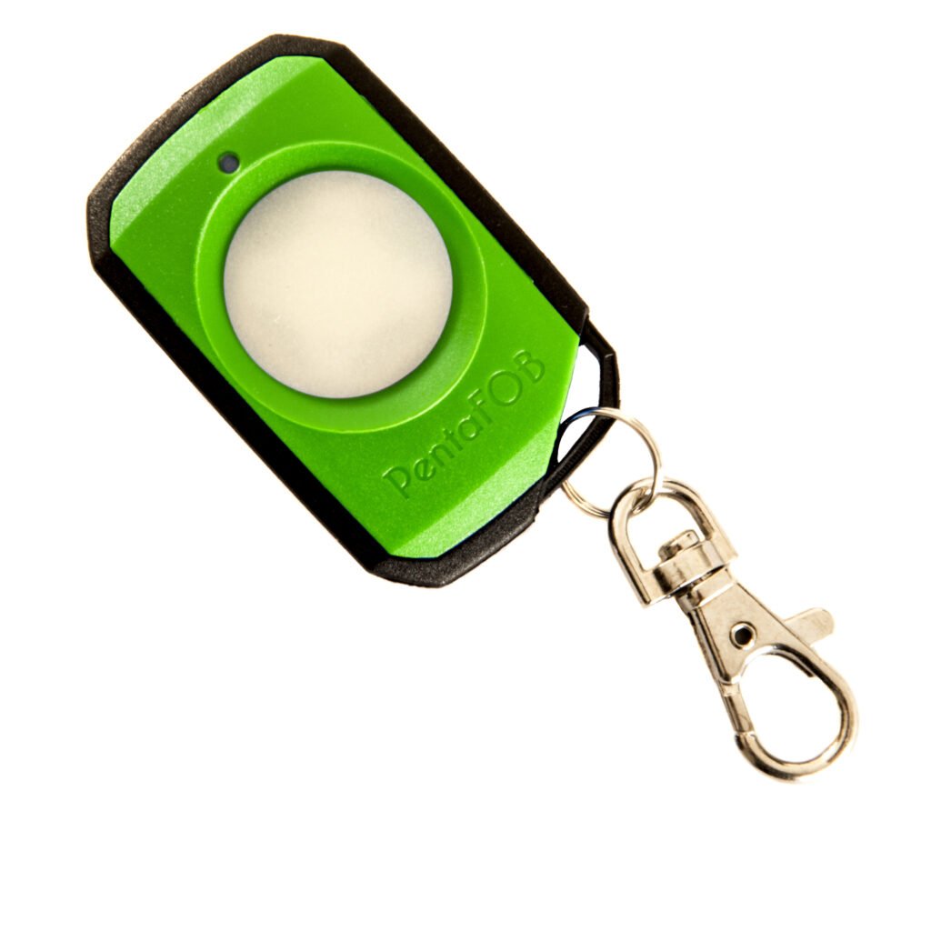 Elsema PentaFOB Remote FOB43301LGRN Green Front Angle