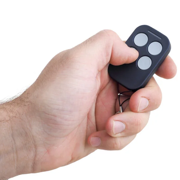 Auto Openers AOTX Keyring Remote Control In Hand