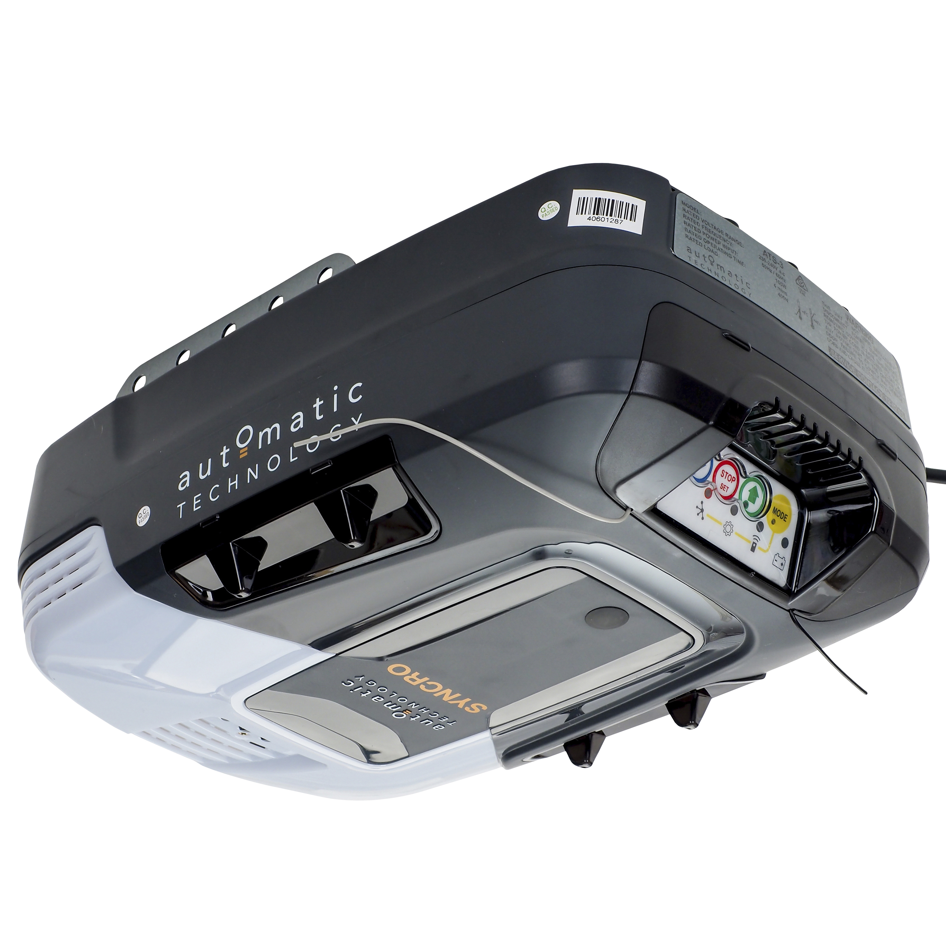 Automatic Technology Synchro ATS-3 TrioCode 128 Sectional Garage Door Opener Powerhead Angle View