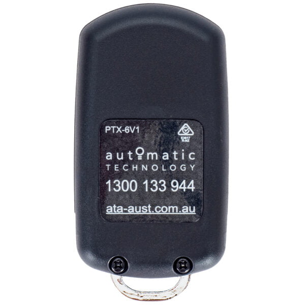Automatic Technology PTX-6v1 Black TrioCode 128 Remote Control Rear
