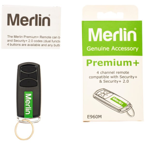 Merlin E960M Premium 4 Button Remote Kit Contents