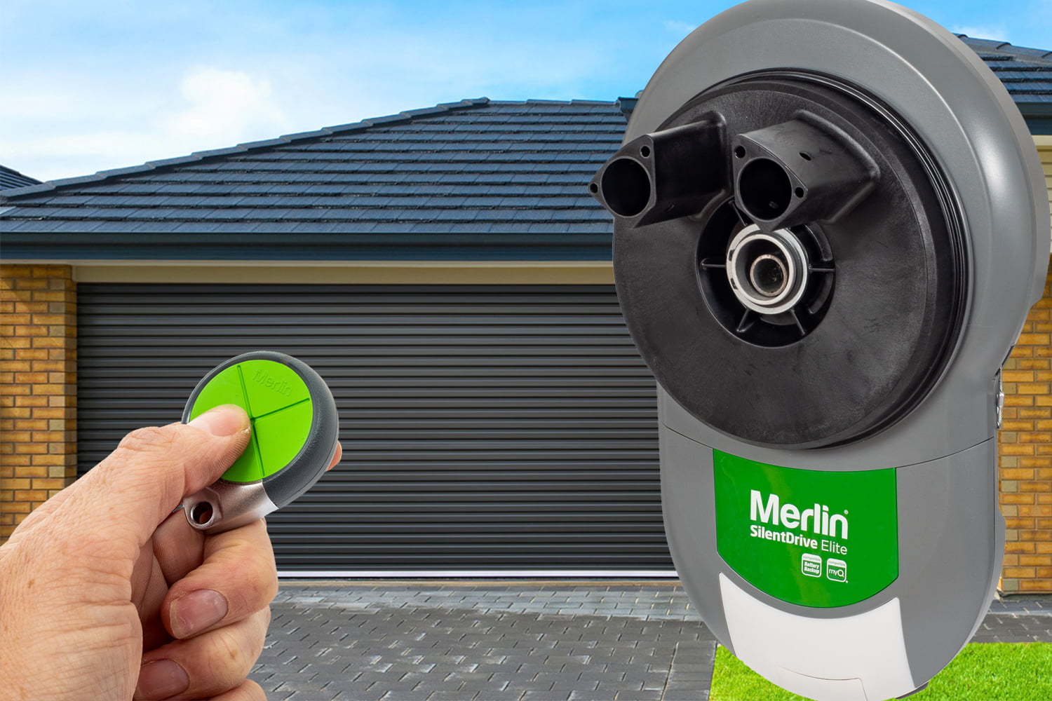 Residential Merlin Garage Roller Door Opener