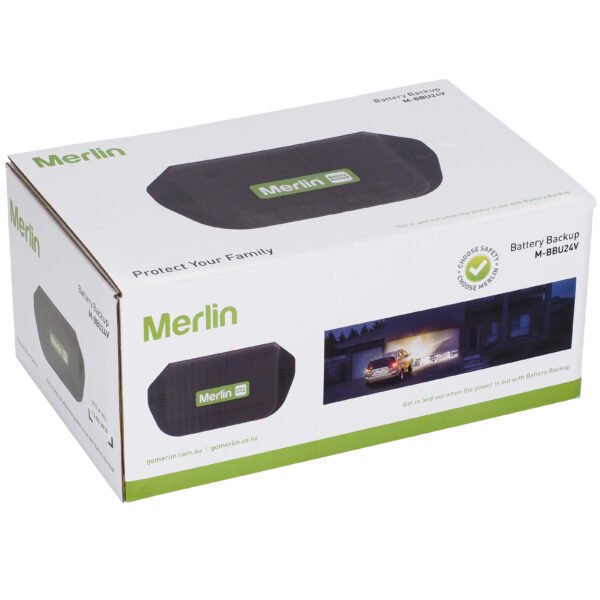 Merlin MYQ Battery Backup M-BBU24V Kit Packaging
