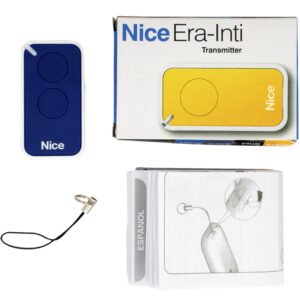 Nice Era-Inti Garage Door Remote Control Blue Kit Contents