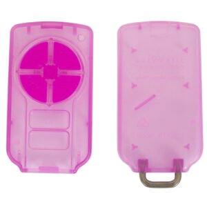 ATA PTX-5v1 Pink Button Replacement Garage Remote Case Split Front