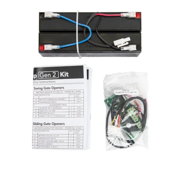 ATA NeoSlider NES Battery Backup 61928 Gen2 Kit Contents