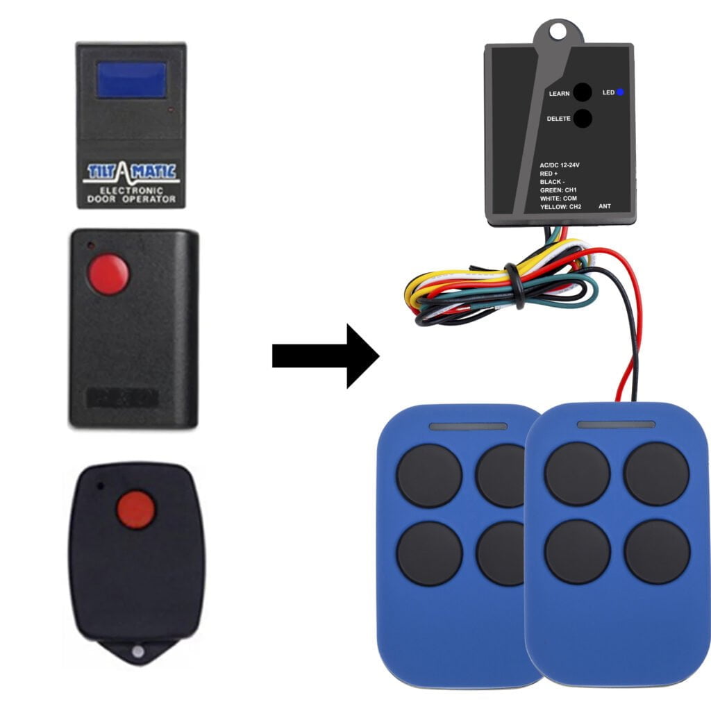 Remote Trv BD Tiltamatic TRG TRV Upgrade Receiver Remote Kit - Wholesale Garage Doors