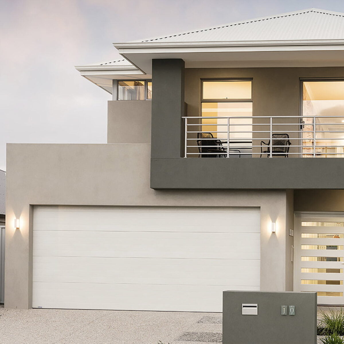 Sectional garage doors