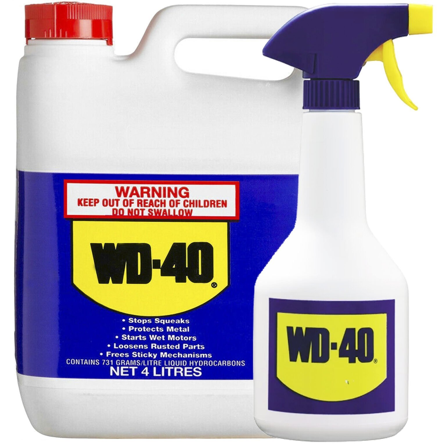 Wd 40 multi purpose liquid lubricant 4l spray applicator