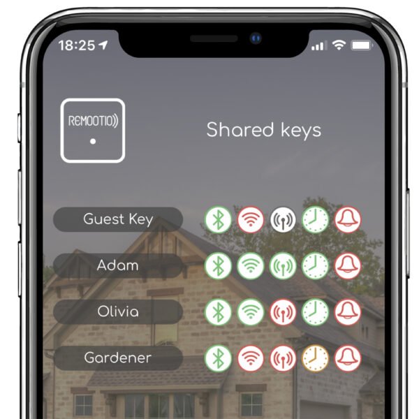 Remootio 3 App Shared Keys