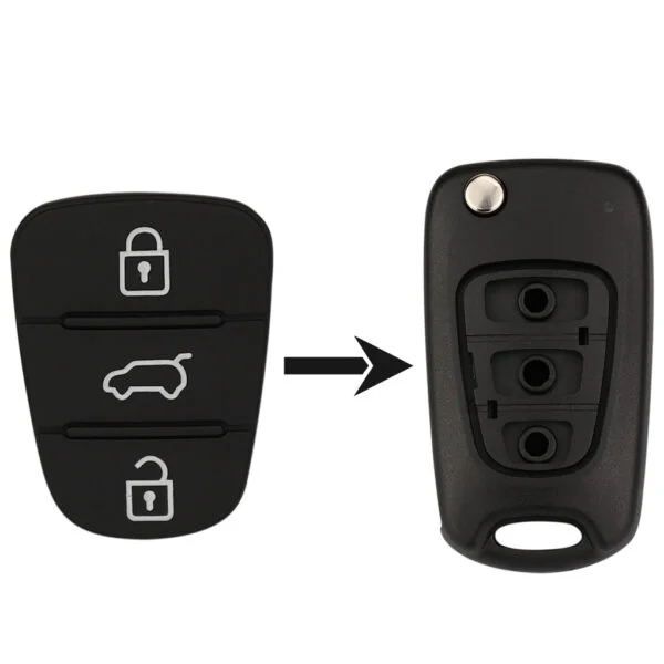 Hyundai Car Remote Replacement Buttons Case 4