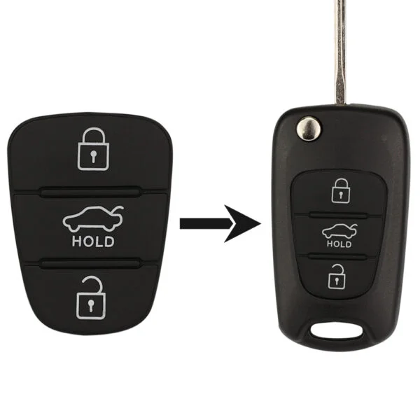 Hyundai Car Remote Replacement Buttons Case 5