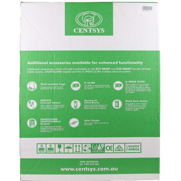 Centsys D10 Smart 1000Kg sliding gate opener - Image 9
