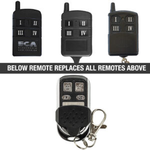 Compatible ECA TX4, REA04B Gate Remote Control