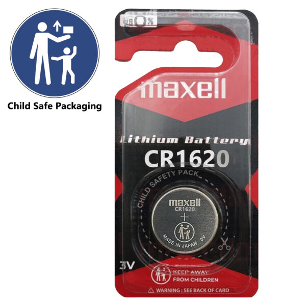 CR1620 Lithium Coin Battery 3V - Image 2