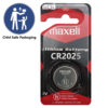 CR2025 Lithium Coin Battery 3V
