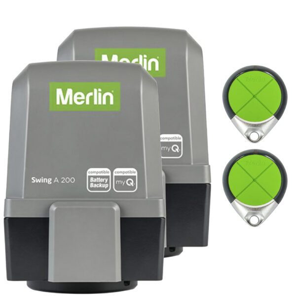Merlin Articulated Arm DUAL Swinging Gate Opener MGADK