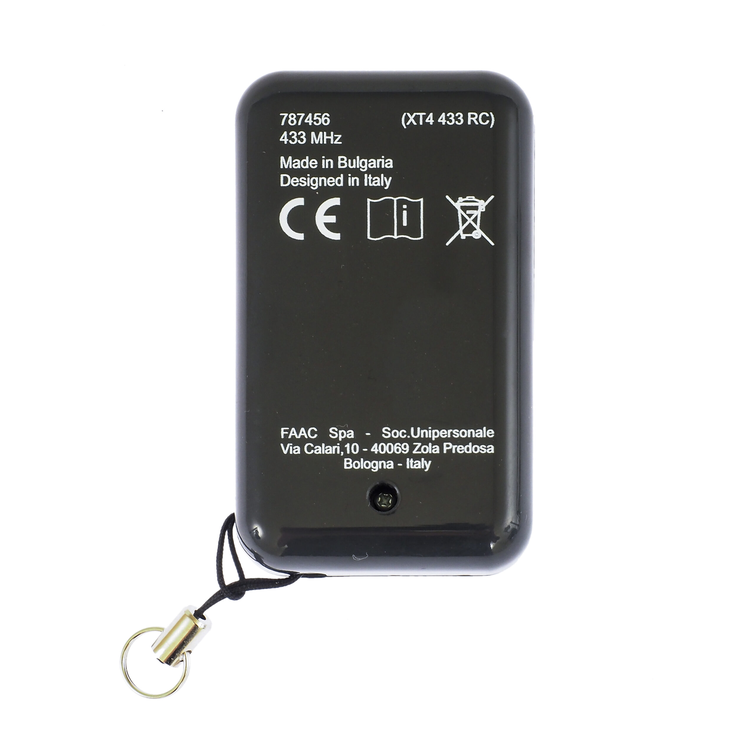 FAAC XT4 Black Genuine Remote 787456 XT4 433 RC 4 Channel Transmitter 433MHz - Image 5