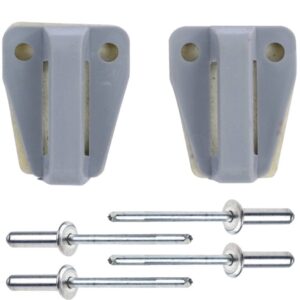 B&D Garage Roller Door Locking Bar Guides 51155 Suits All Roller Doors - 2x Pack