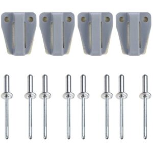 B&D Garage Roller Door Locking Bar Guides 51155 Suits All Roller Doors - 4x Pack