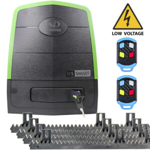 Centsys Centurion D3 Smart Low Volt Automatic Slide Gate Motor + 4m Gate Racking