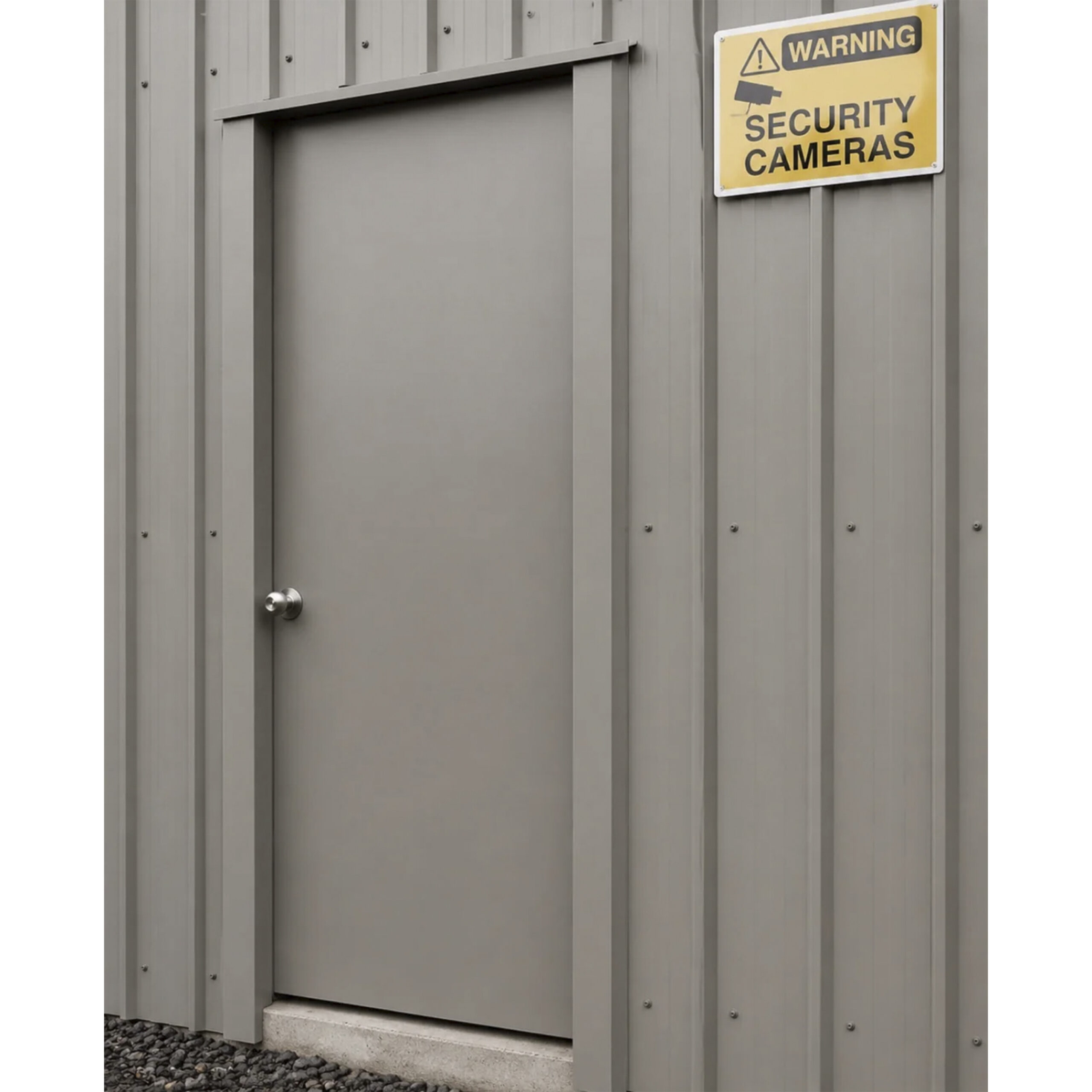 Shed PA Door – Steel Personal Access Door, Pre-Hung Kit or Leaf Only - Image 9